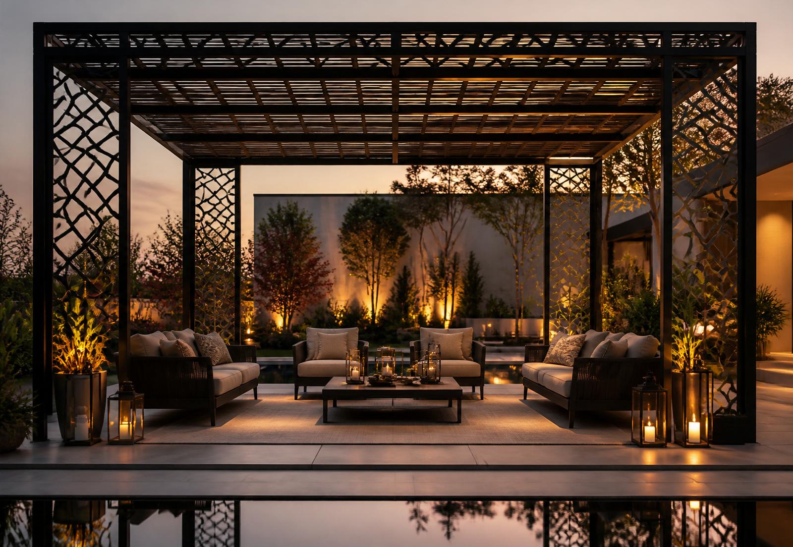 Gazebo in Ferro Design Outdoor